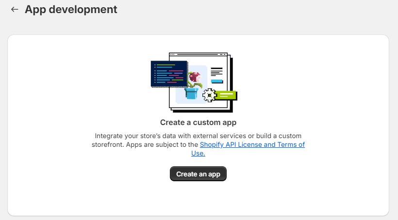 Create an app